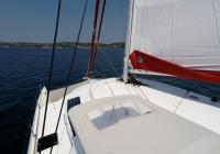 deck of trimaran sailing yacht neel 45